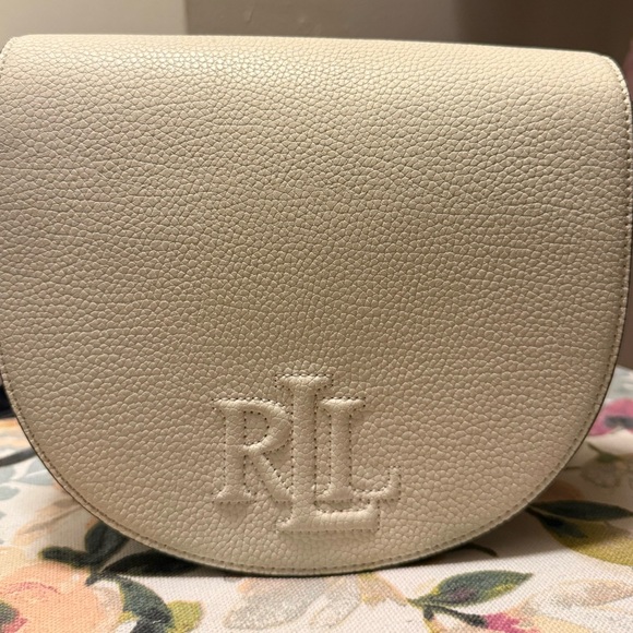 Ralph Lauren Handbags - Ralph Lauren Ivory Crossbody Bag